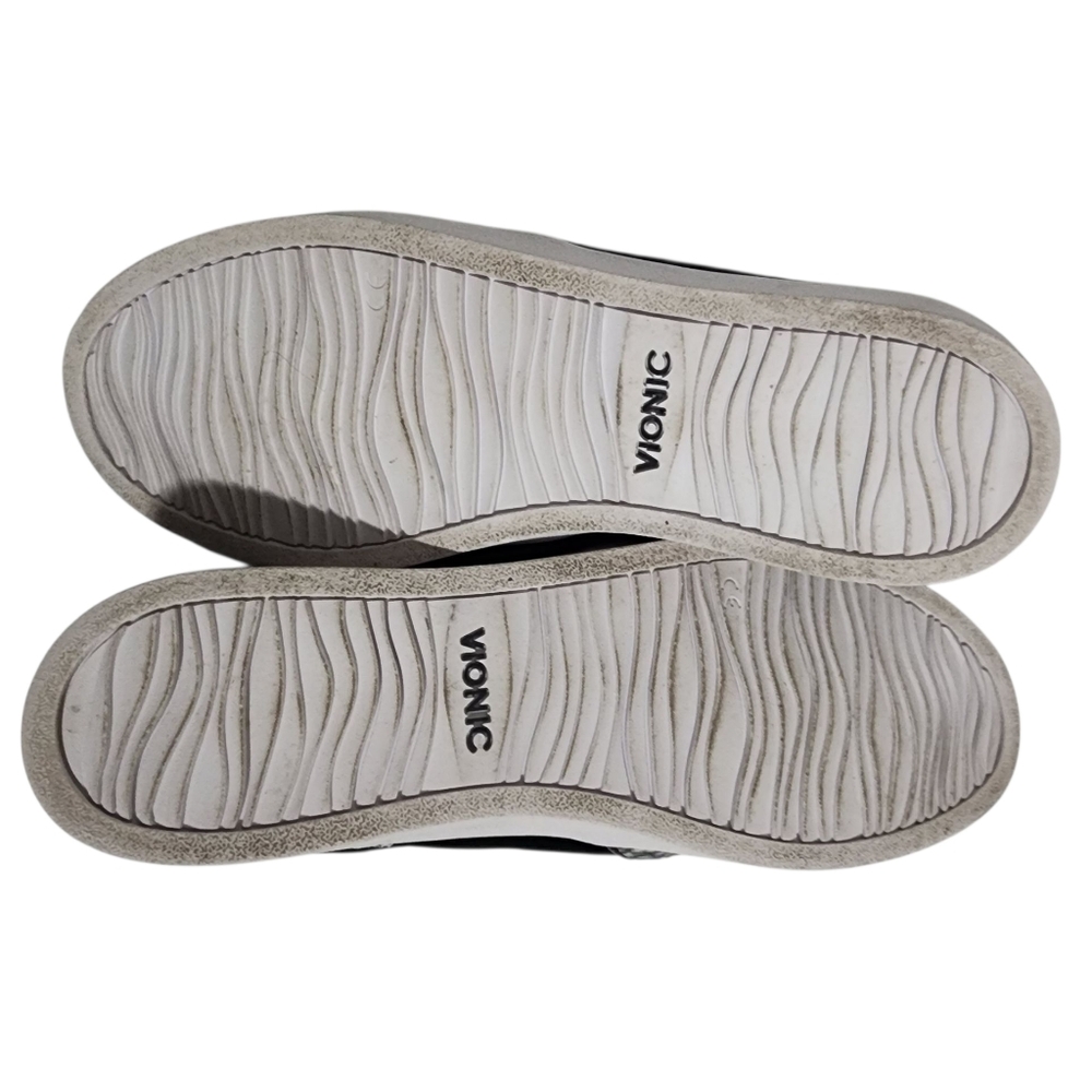 Vionic Midi Slip-On Sneaker in Natural Snake SZ 7.5 - Picture 6 of 7